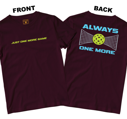 Drifit Shirt: Just One More Game (Front and Back)
