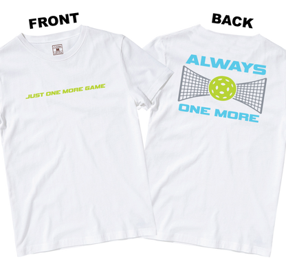 Drifit Shirt: Just One More Game (Front and Back)
