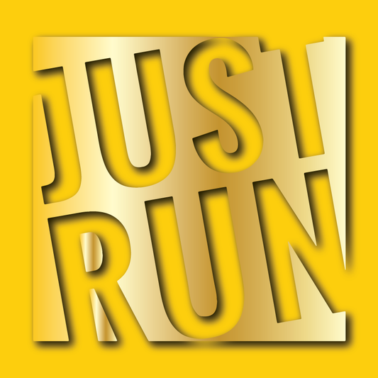 Vehicle Sticker: Just Run