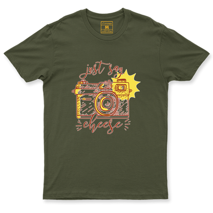 Drifit Shirt: Just Say Cheese
