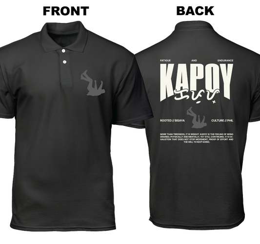 Cotton Polo Shirt: Kapoy (Front and Back)