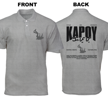 Cotton Polo Shirt: Kapoy (Front and Back)