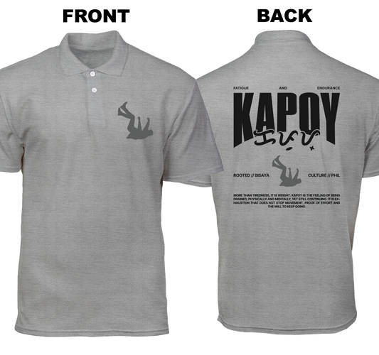 Cotton Polo Shirt: Kapoy (Front and Back)
