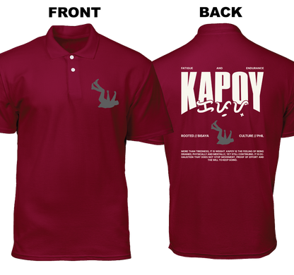 Cotton Polo Shirt: Kapoy (Front and Back)