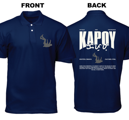 Cotton Polo Shirt: Kapoy (Front and Back)