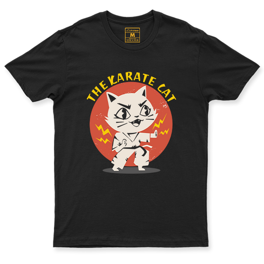 Drifit Shirt: Karate Cat