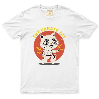 Drifit Shirt: Karate Cat