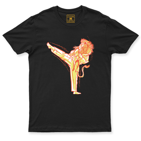 Drifit Shirt: Karate Lion