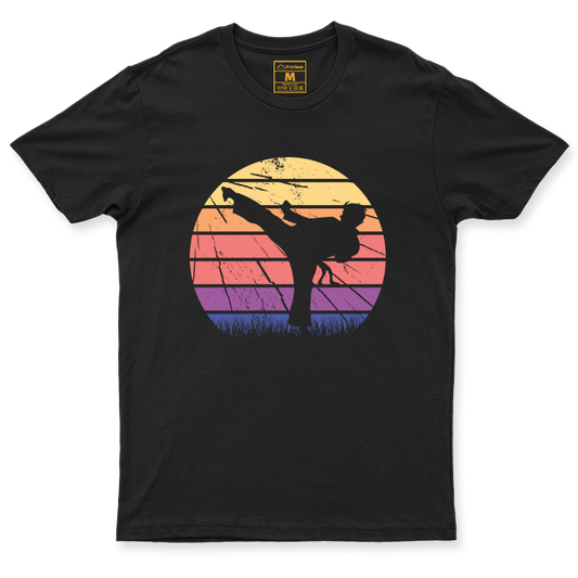 Drifit Shirt: High Kick Sunset
