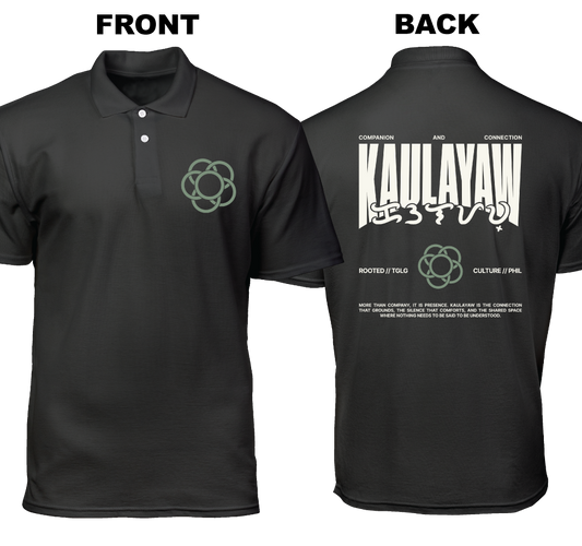 Cotton Polo Shirt: Kaulayaw (Front and Back)