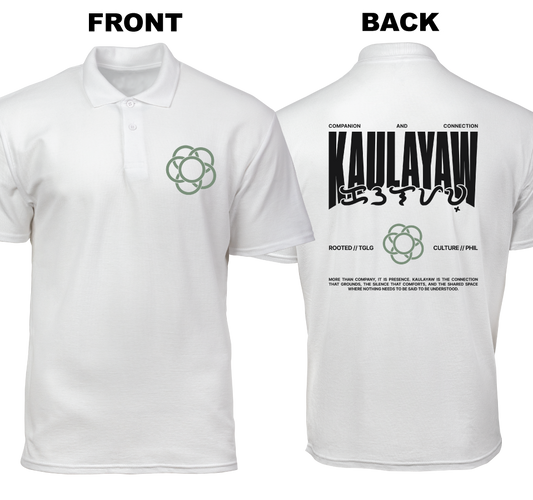 Cotton Polo Shirt: Kaulayaw (Front and Back)
