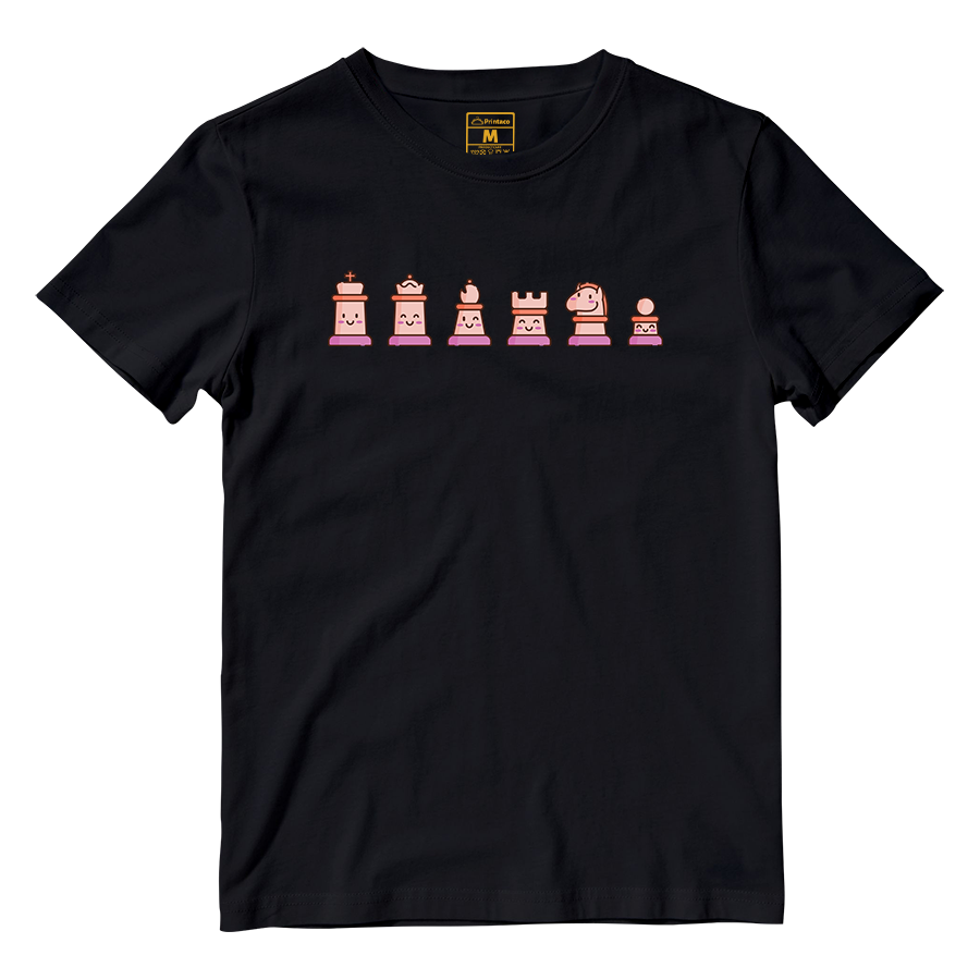 Cotton Shirt: Kawaii Chess