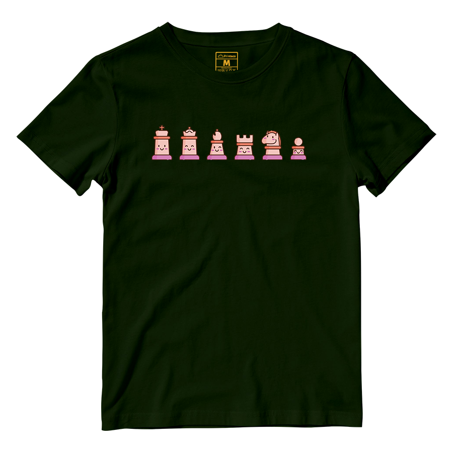 Cotton Shirt: Kawaii Chess