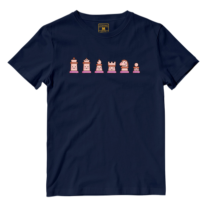 Cotton Shirt: Kawaii Chess