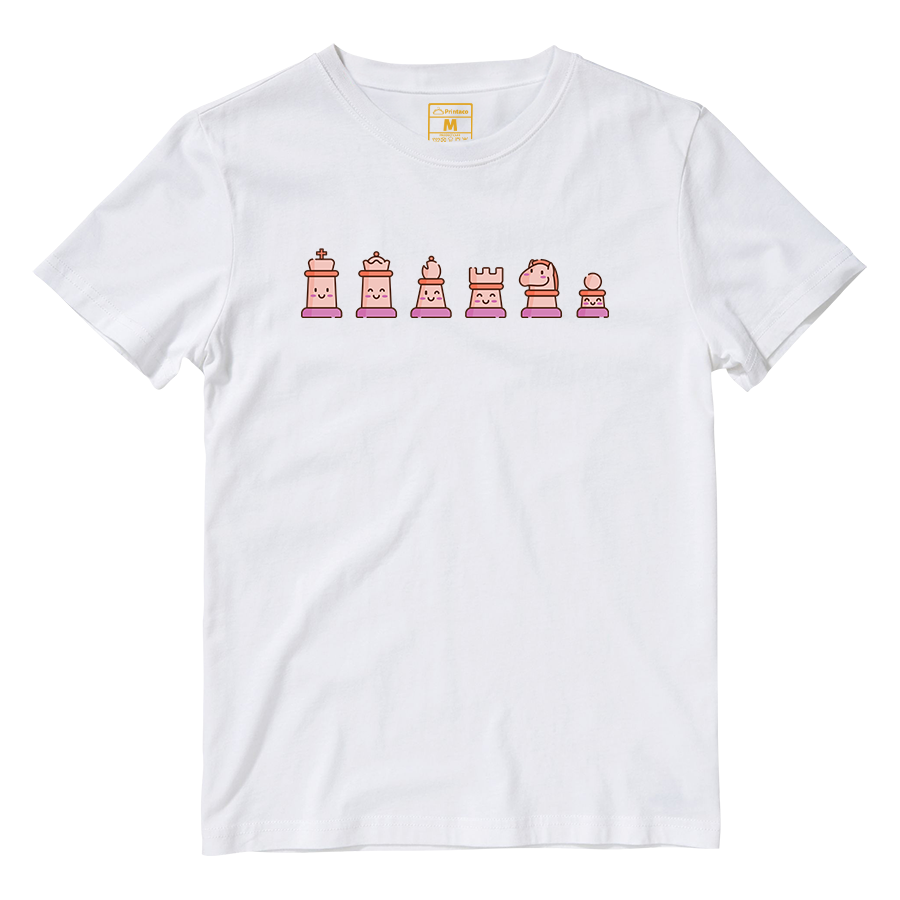 Cotton Shirt: Kawaii Chess