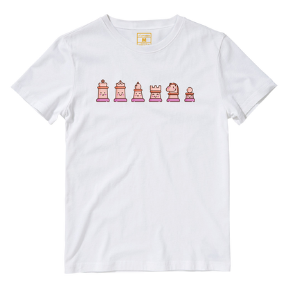 Cotton Shirt: Kawaii Chess