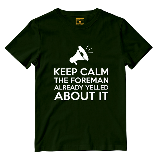 Cotton Shirt: Keep Calm Foreman