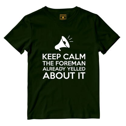 Cotton Shirt: Keep Calm Foreman