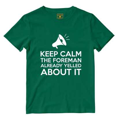 Cotton Shirt: Keep Calm Foreman