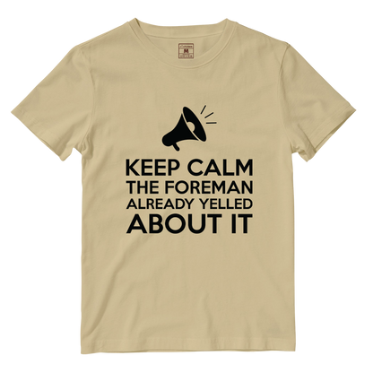 Cotton Shirt: Keep Calm Foreman