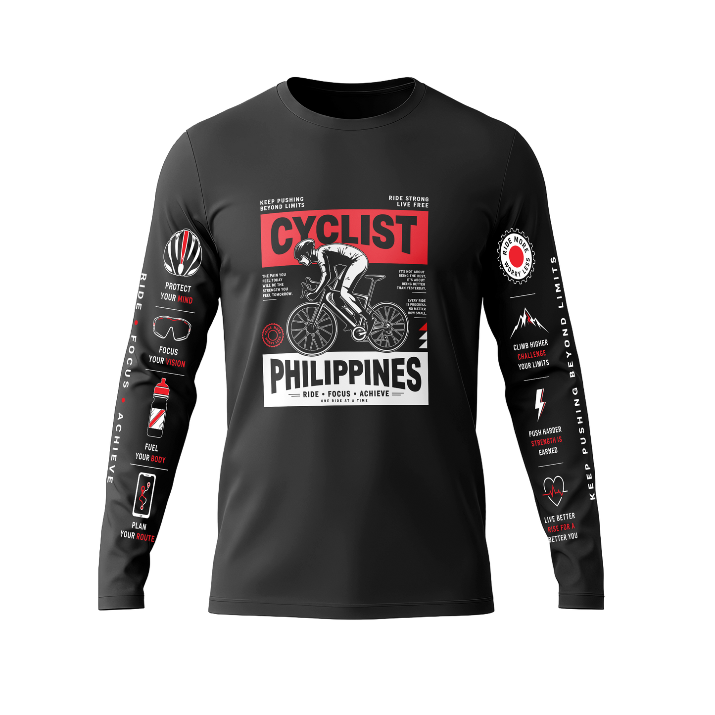 Long Sleeve Drifit Shirt: Keep Pushing