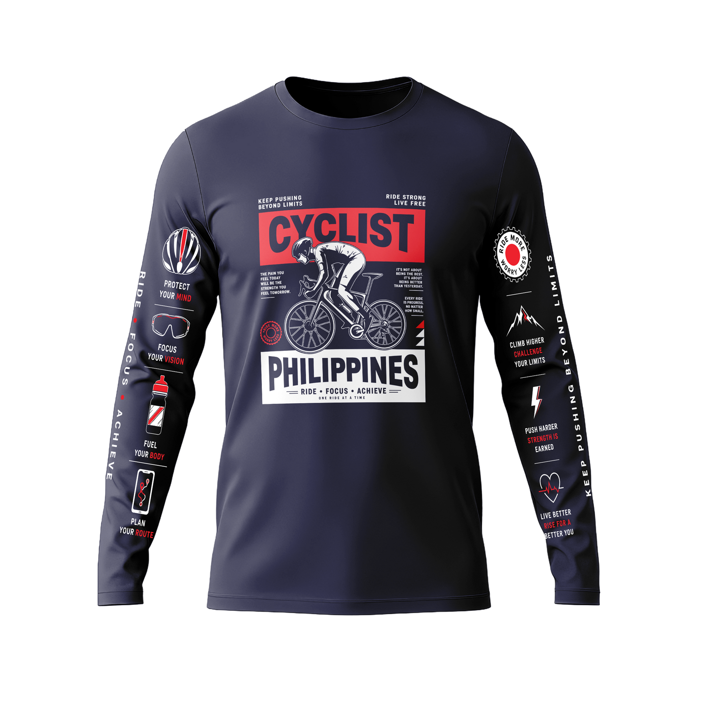 Long Sleeve Drifit Shirt: Keep Pushing