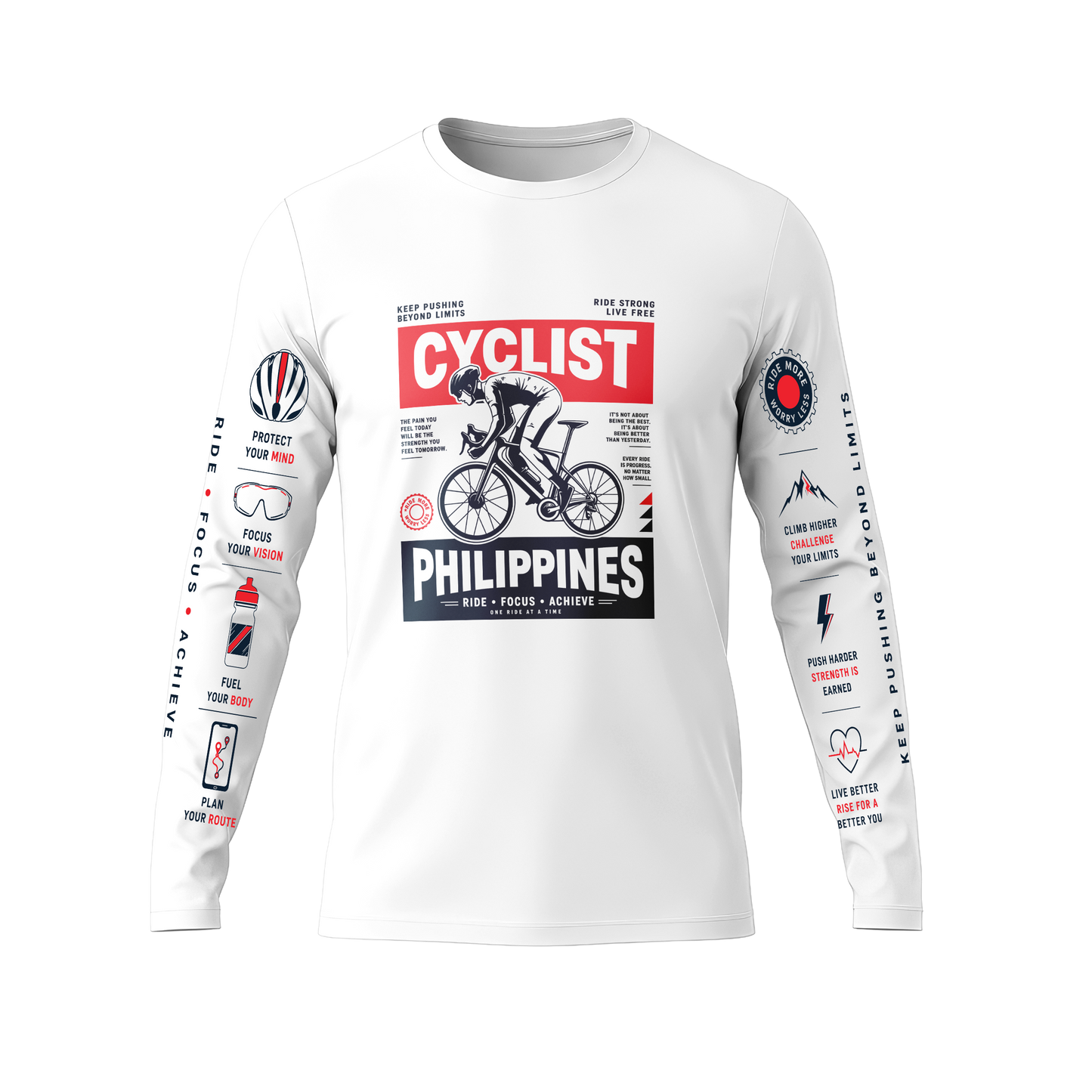 Long Sleeve Drifit Shirt: Keep Pushing