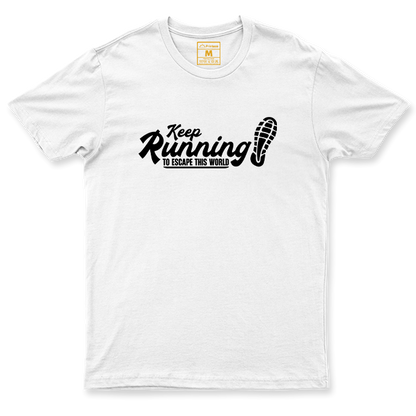 Drifit Shirt: Keep Running To Escape This World