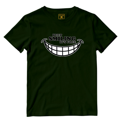 Cotton Shirt: Keep Smiling