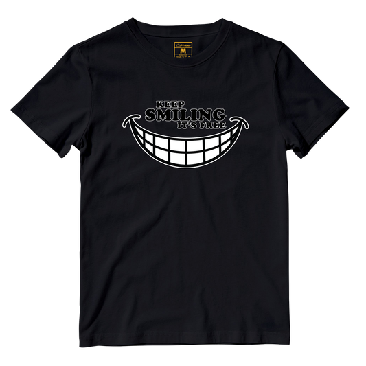 Cotton Shirt: Keep Smiling