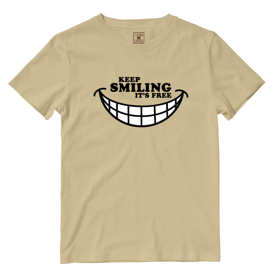 Cotton Shirt: Keep Smiling