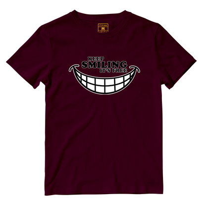 Cotton Shirt: Keep Smiling
