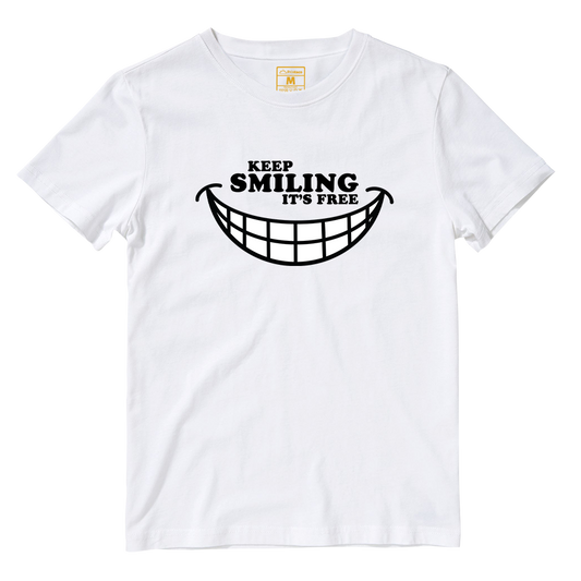 Cotton Shirt: Keep Smiling