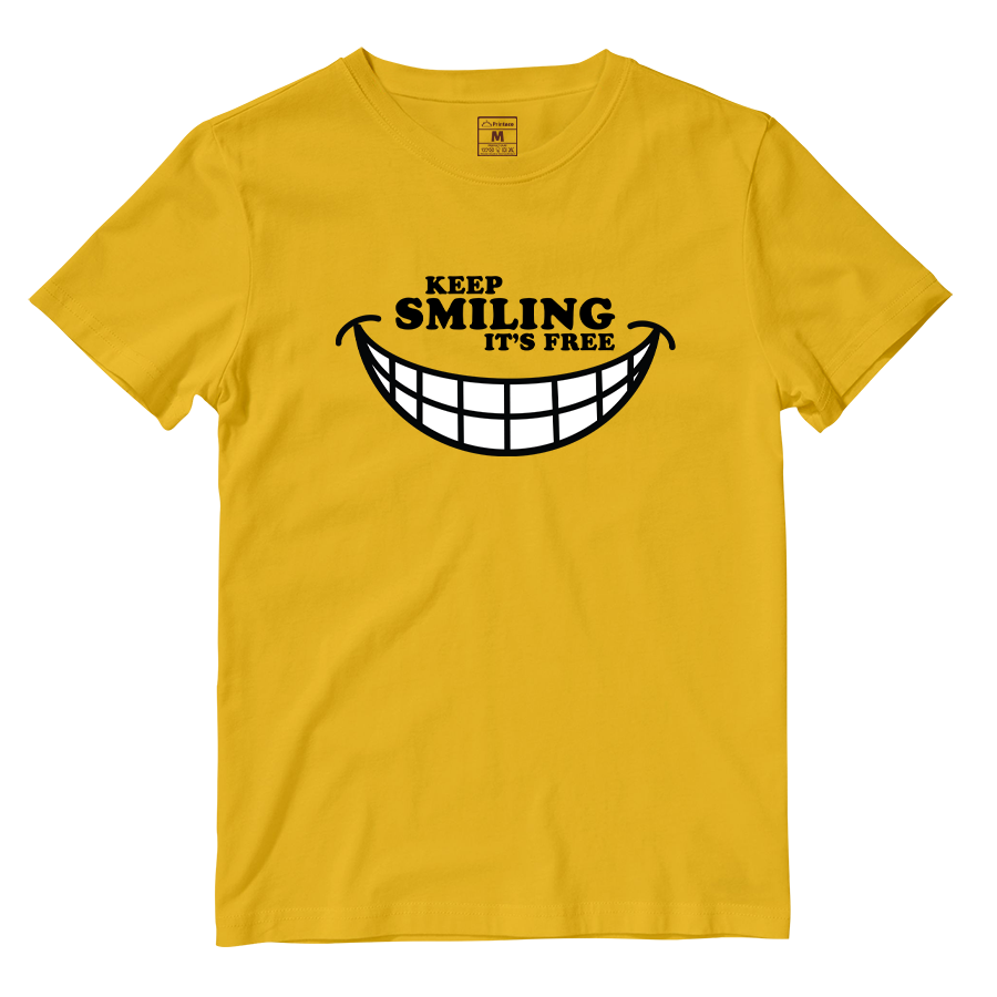 Cotton Shirt: Keep Smiling