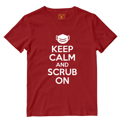 Cotton Shirt: Keep Calm And Scrub On