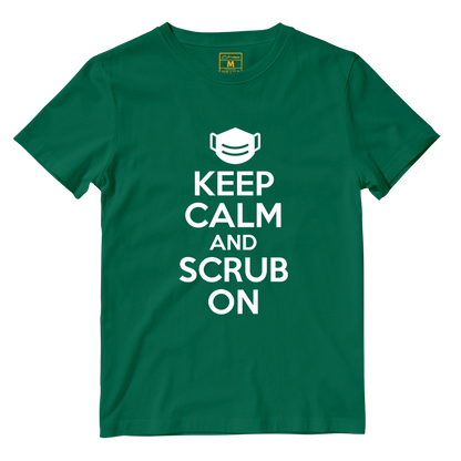 Cotton Shirt: Keep Calm And Scrub On