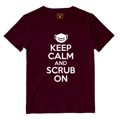 Cotton Shirt: Keep Calm And Scrub On