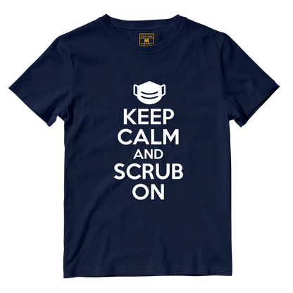 Cotton Shirt: Keep Calm And Scrub On