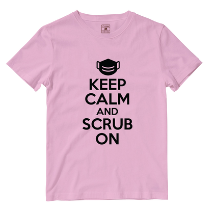 Cotton Shirt: Keep Calm And Scrub On