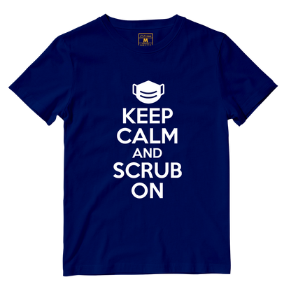 Cotton Shirt: Keep Calm And Scrub On