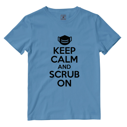 Cotton Shirt: Keep Calm And Scrub On