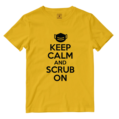 Cotton Shirt: Keep Calm And Scrub On