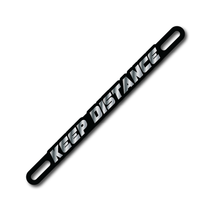 Car Plate Badge: Keep Distance