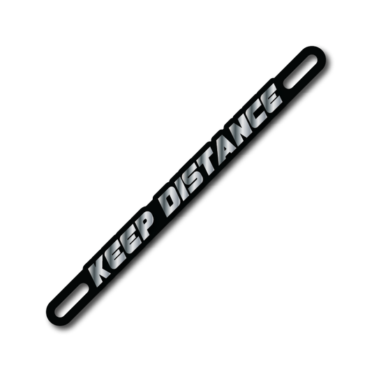 Car Plate Badge: Keep Distance