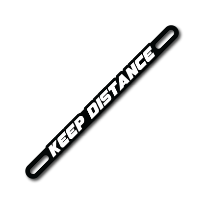 Car Plate Badge: Keep Distance