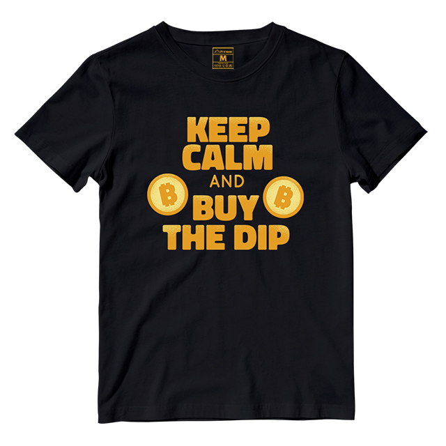 Cotton Shirt: Keep Calm Buy Dip