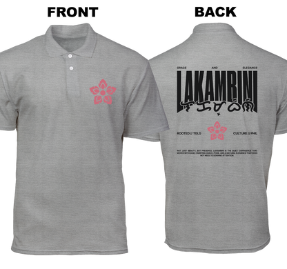Cotton Polo Shirt: Lakambini (Front and Back)