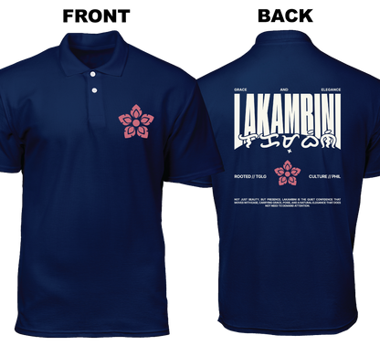 Cotton Polo Shirt: Lakambini (Front and Back)