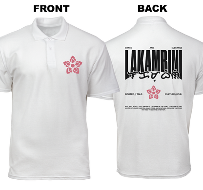 Cotton Polo Shirt: Lakambini (Front and Back)