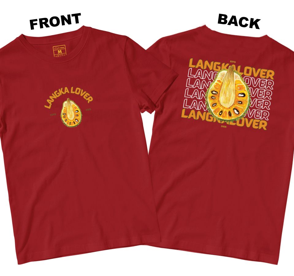 Cotton Shirt: Langka Lover (Front and Back)